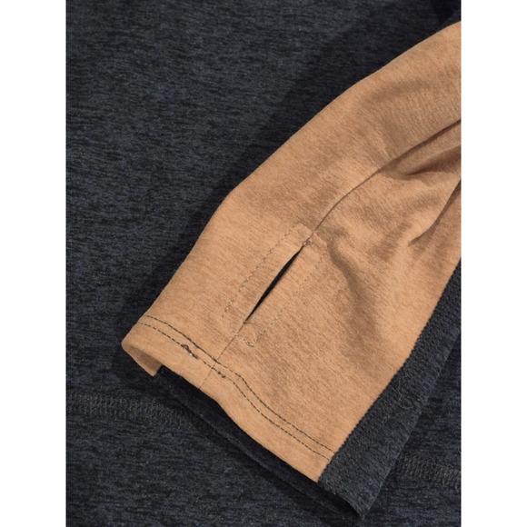 Beyond Yoga Vitality Colorblock Pullover Spacedye Long Sleeve Crop Top Womens XL - Picture 5 of 6